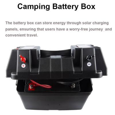 Батарейный шкаф хранения морской шлюпки автомобиля PP солнечный поручая на открытом воздухе располагаясь лагерем со светом СИД