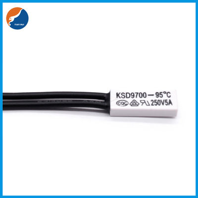 Пластиковый переключатель температуры протектора KSD9700 перегрузки металла 5A 10A 250V термальный