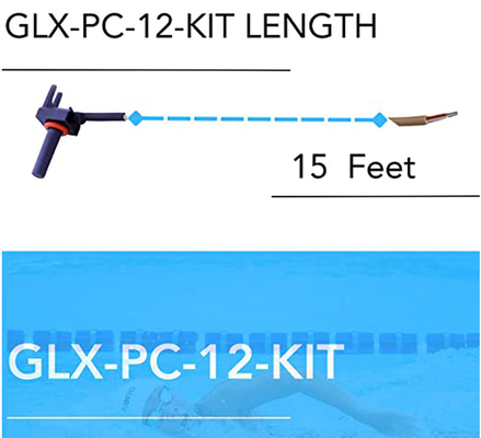 Воздух воды термистора датчика температуры бассейна GLX-PC-12-KIT солнечный с 15 футами кабеля