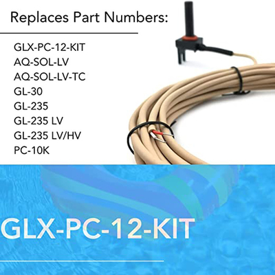 Воздух воды термистора датчика температуры бассейна GLX-PC-12-KIT солнечный с 15 футами кабеля